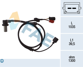 Sensor, wheel speed - 78059 FAE