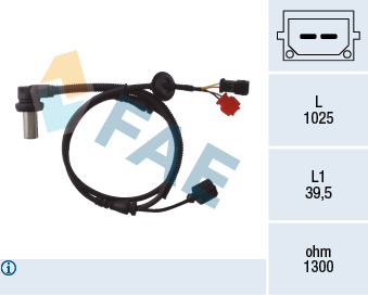 Sensor, wheel speed - 78063 FAE