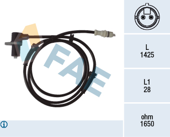 Sensor, wheel speed - 78067 FAE