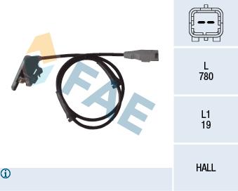 Sensor, wheel speed - 78080 FAE