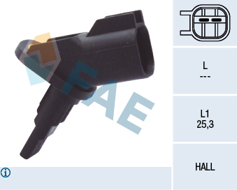 Sensor, wheel speed - 78094 FAE