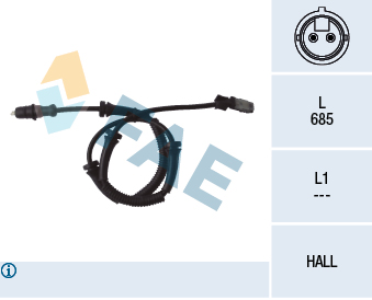 Sensor, wheel speed - 78095 FAE
