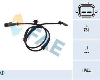 Sensor, wheel speed - 78096 FAE
