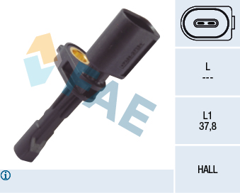 Sensor, wheel speed - 78106 FAE