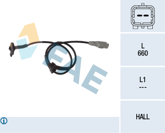 Sensor, wheel speed - 78117 FAE