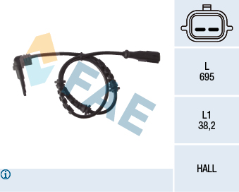 Sensor, wheel speed - 78119 FAE