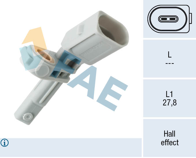 Sensor, wheel speed - 78141 FAE