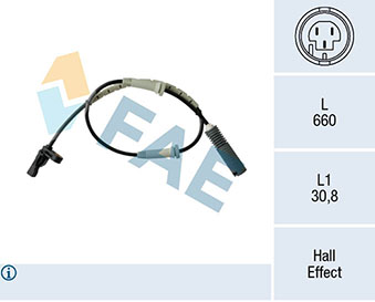 Sensor, wheel speed - 78183 FAE
