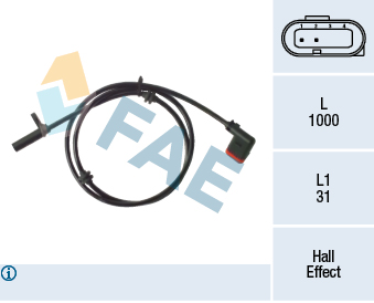 Sensor, wheel speed - 78289 FAE