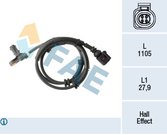 Sensor, wheel speed - 78294 FAE
