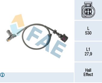 Sensor, wheel speed - 78295 FAE