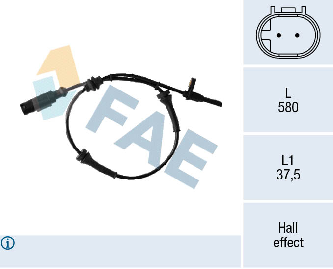 Sensor, wheel speed - 78307 FAE