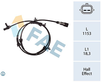 Sensor, wheel speed - 78435 FAE