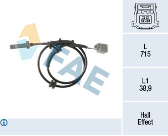 Sensor, wheel speed - 78468 FAE