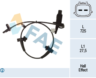 Sensor, wheel speed - 78487 FAE