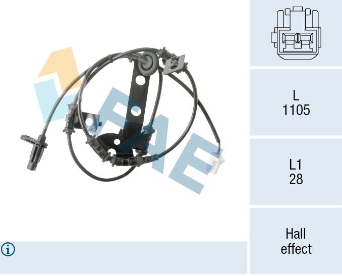 Sensor, wheel speed - 78568 FAE