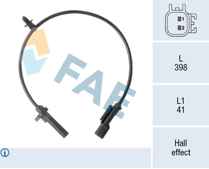 Sensor, wheel speed - 78570 FAE