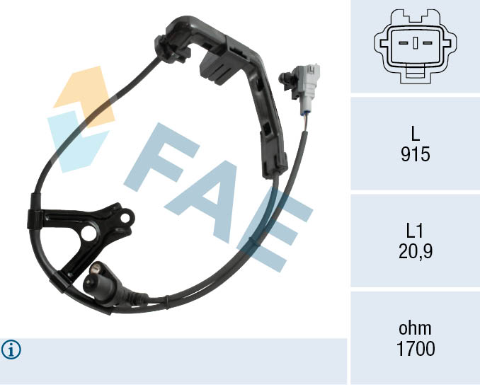 Sensor, wheel speed - 78578 FAE