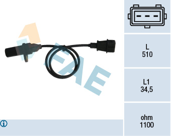 Sensor, crankshaft pulse - 79007 FAE