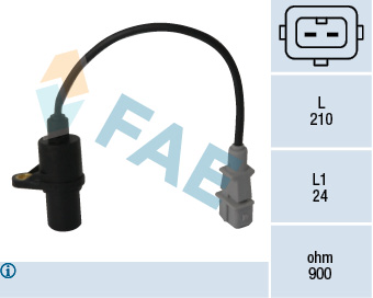 Sensor, crankshaft pulse - 79047 FAE