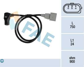 Sensor, crankshaft pulse - 79059 FAE