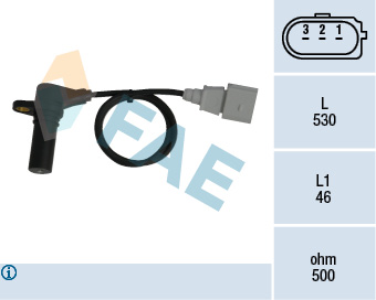 Sensor, crankshaft pulse - 79063 FAE