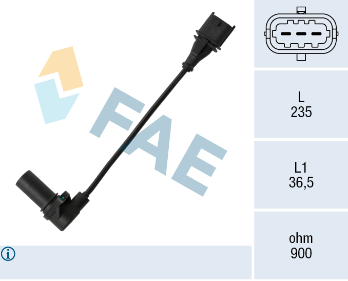 Sensor, crankshaft pulse - 79068 FAE
