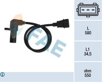Sensor, crankshaft pulse - 79075 FAE