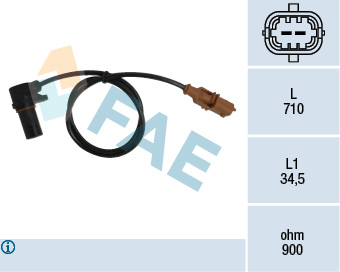 Sensor, crankshaft pulse - 79077 FAE
