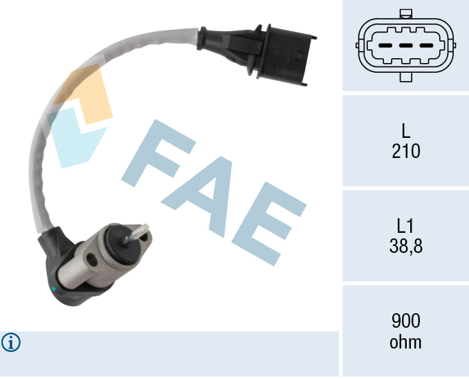Sensor, crankshaft pulse - 79383 FAE