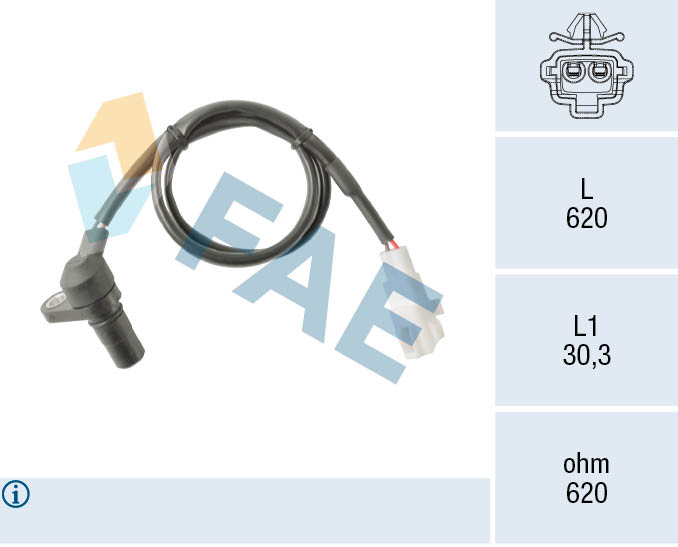 jutiklis, greitis / aps./min. - 79525 FAE
