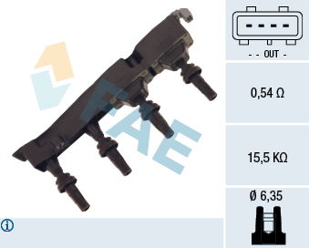 Катушка зажигания - 80235 FAE