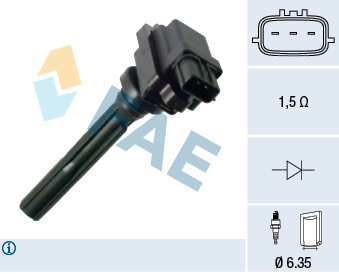 Катушка зажигания - 80397 FAE