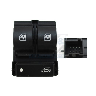Switch, window regulator - 26031 MEAT & DORIA