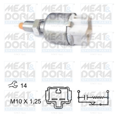Brake Light Switch - 35016 MEAT & DORIA