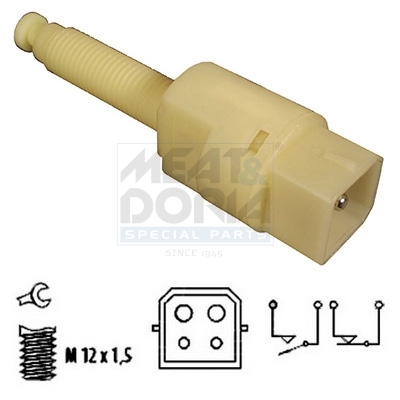Brake Light Switch - 35024 MEAT & DORIA