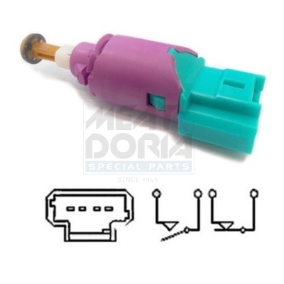 Interruttore luce freno - 35090 MEAT & DORIA
