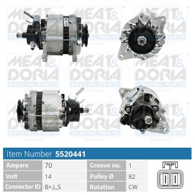 Alternator - 5520441 MEAT & DORIA