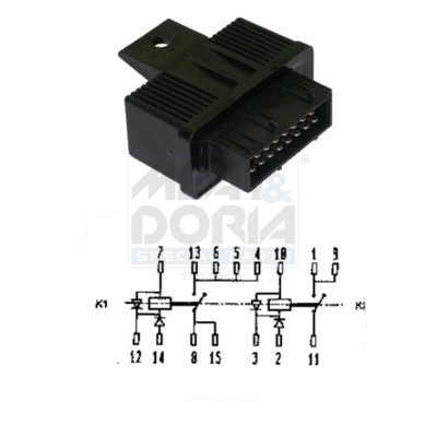 Relay, fuel pump - 73240107 MEAT & DORIA