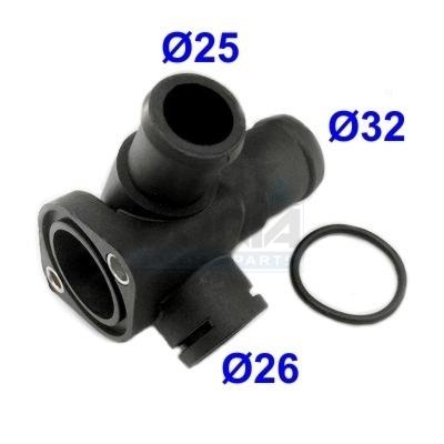 Coolant Flange - 93106 MEAT & DORIA