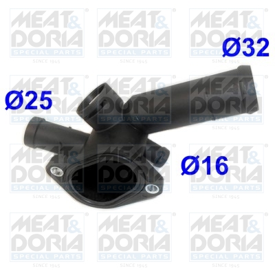 Flangia d. refrigerante - 93123 MEAT & DORIA