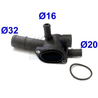Coolant Flange - 93175 MEAT & DORIA