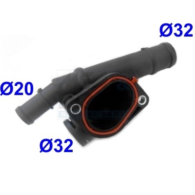 Coolant Flange - 93249 MEAT & DORIA