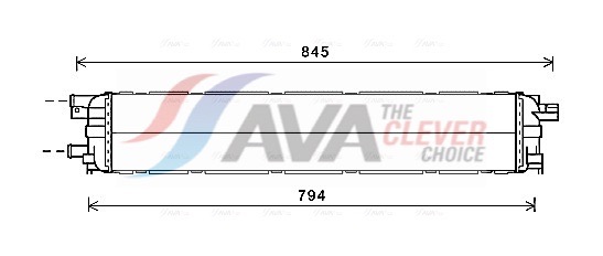 Radiatore, Raffreddamento motore - AI2366 AVA QUALITY COOLING