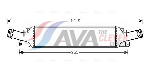 Intercooler, charger - AI4294 AVA QUALITY COOLING