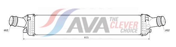 Intercooler, charger - AI4457 AVA QUALITY COOLING