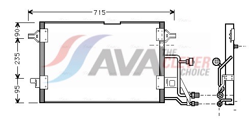 Condensatore, Climatizzatore - AI5116 AVA QUALITY COOLING