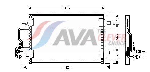 Kondensator, Klimaanlage - AI5175 AVA QUALITY COOLING