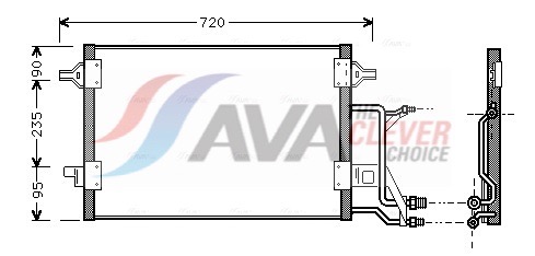 Condensatore, Climatizzatore - AI5176 AVA QUALITY COOLING