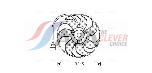 Fan, radiator - AI7509 AVA QUALITY COOLING